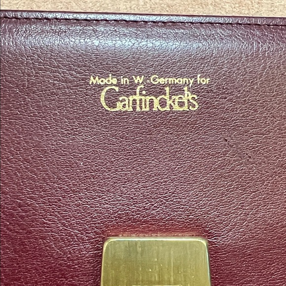 Vintage Leather and Suede Padfolio in Burgundy Excellent condition - Picture 5 of 13